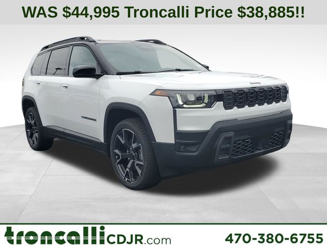 Bright White 2026 Jeep Cherokee Overland 4WD SUV / Crossover Four-Wheel Drive Continuously Variable Transmission