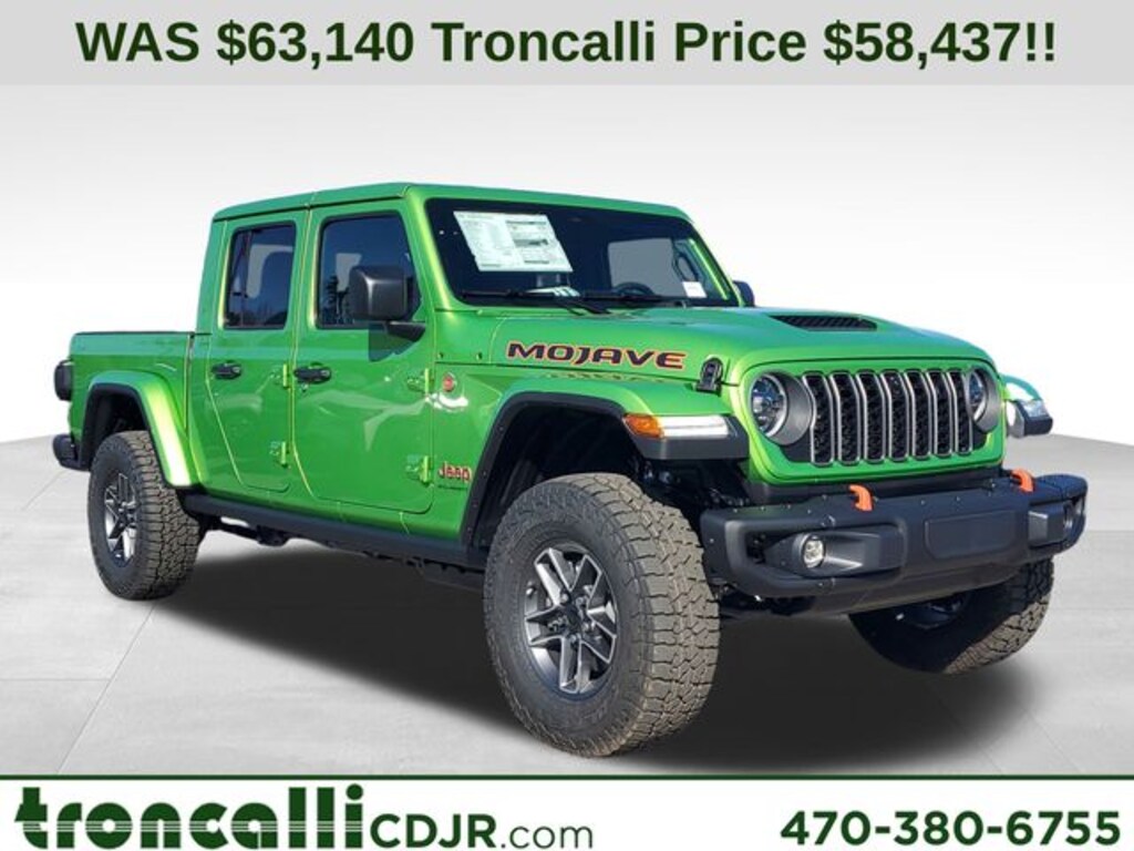 New 2026 Jeep Gladiator MOJAVE X 4X4 Pickup