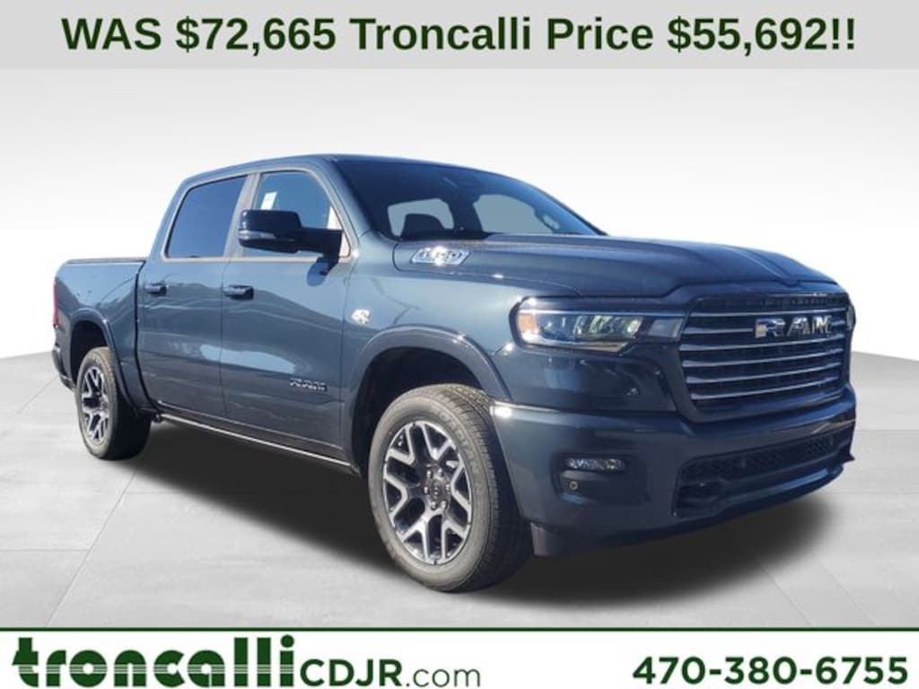 New 2026 Ram 1500 LARAMIE CREW CAB 4X4 5'7 BOX Pickup