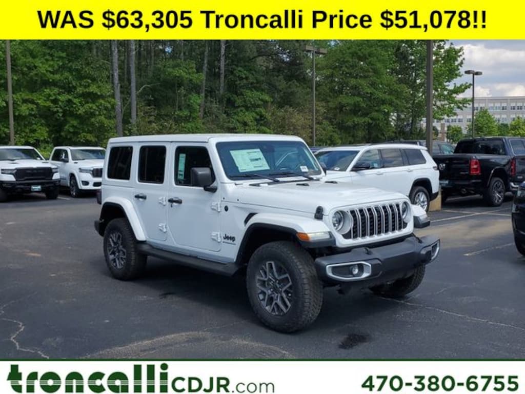 New 2025 Jeep Wrangler 4-DOOR SAHARA Sport Utility
