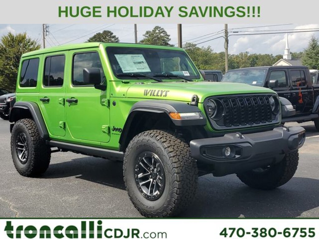 New 2025 Jeep Wrangler 4-DOOR WILLYS Sport Utility