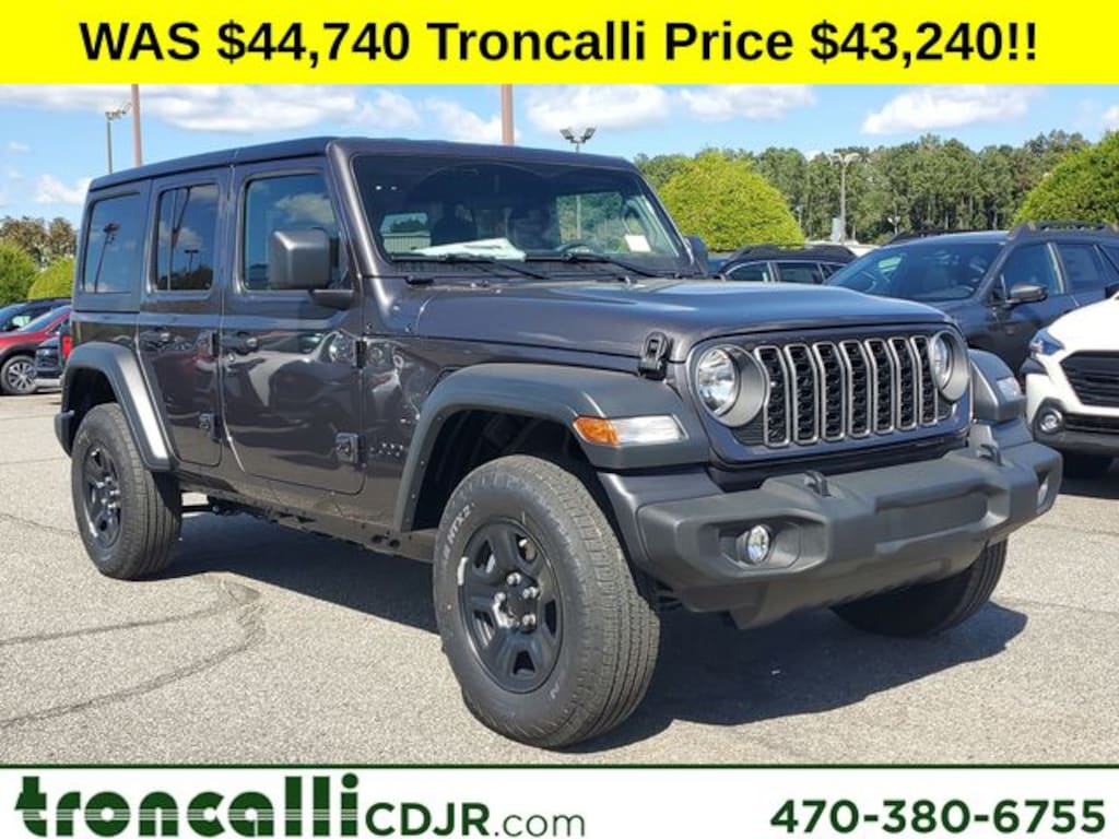 New 2026 Jeep Wrangler 4-DOOR SPORT Sport Utility