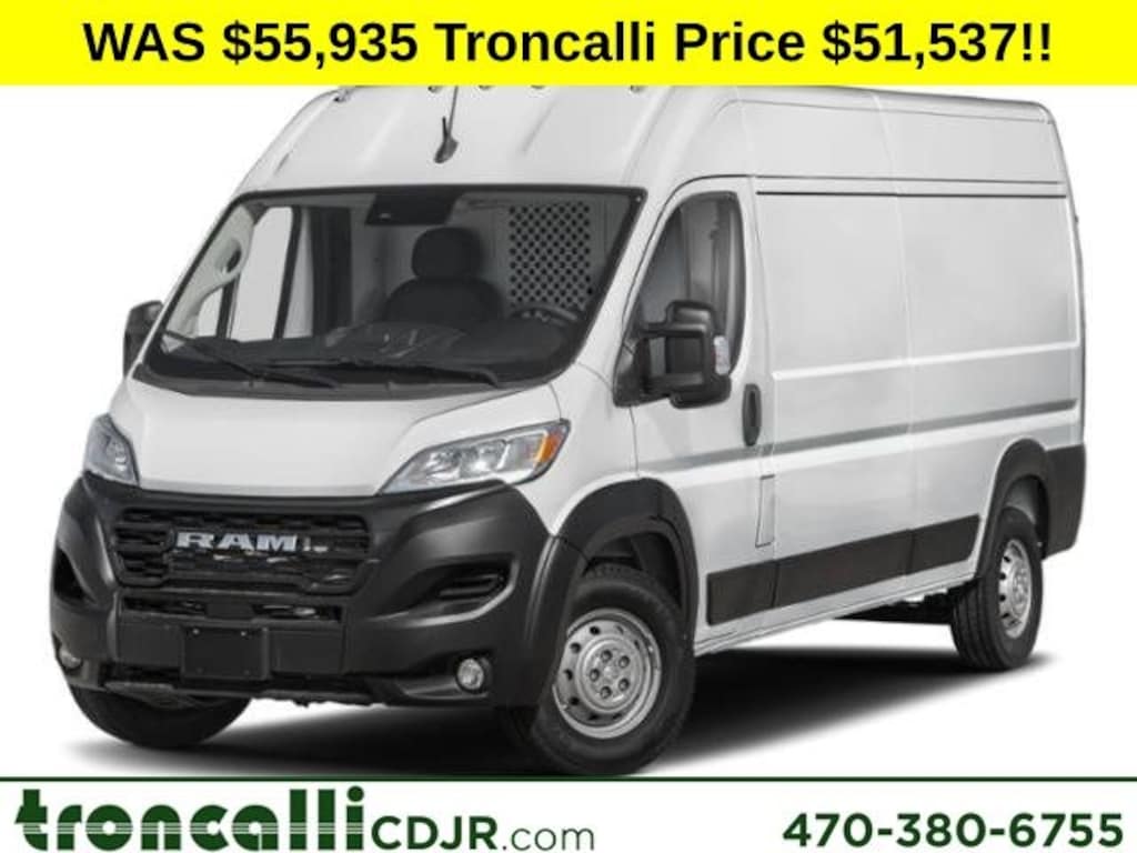New 2026 Ram ProMaster PROMASTER 2500 TRADESMAN CARGO VAN HIGH ROOF 159' Cargo Van