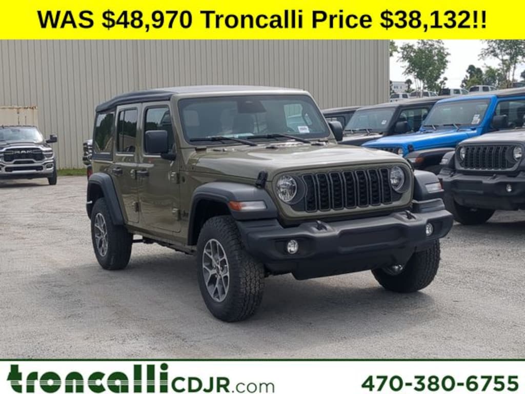 New 2025 Jeep Wrangler 4-DOOR SPORT S Sport Utility