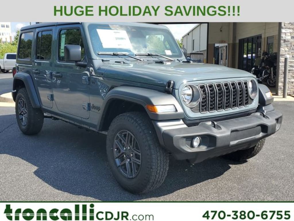 New 2025 Jeep Wrangler 4-DOOR SPORT S Sport Utility