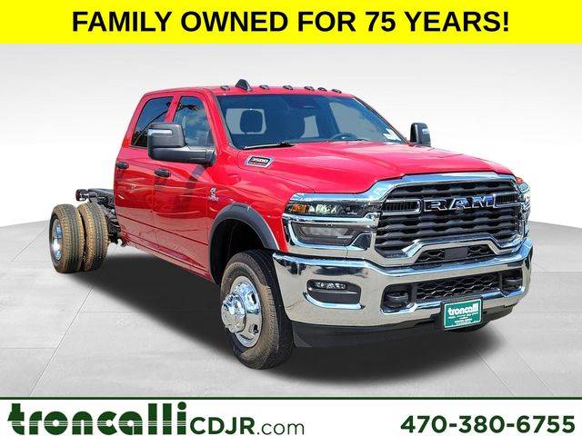 Flame Red 2026 RAM 3500 Chassis Pickup Truck Four-Wheel Drive Automatic