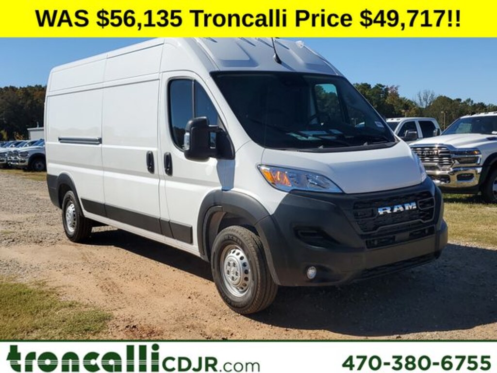 New 2026 Ram ProMaster PROMASTER 2500 TRADESMAN CARGO VAN HIGH ROOF 159' Cargo Van