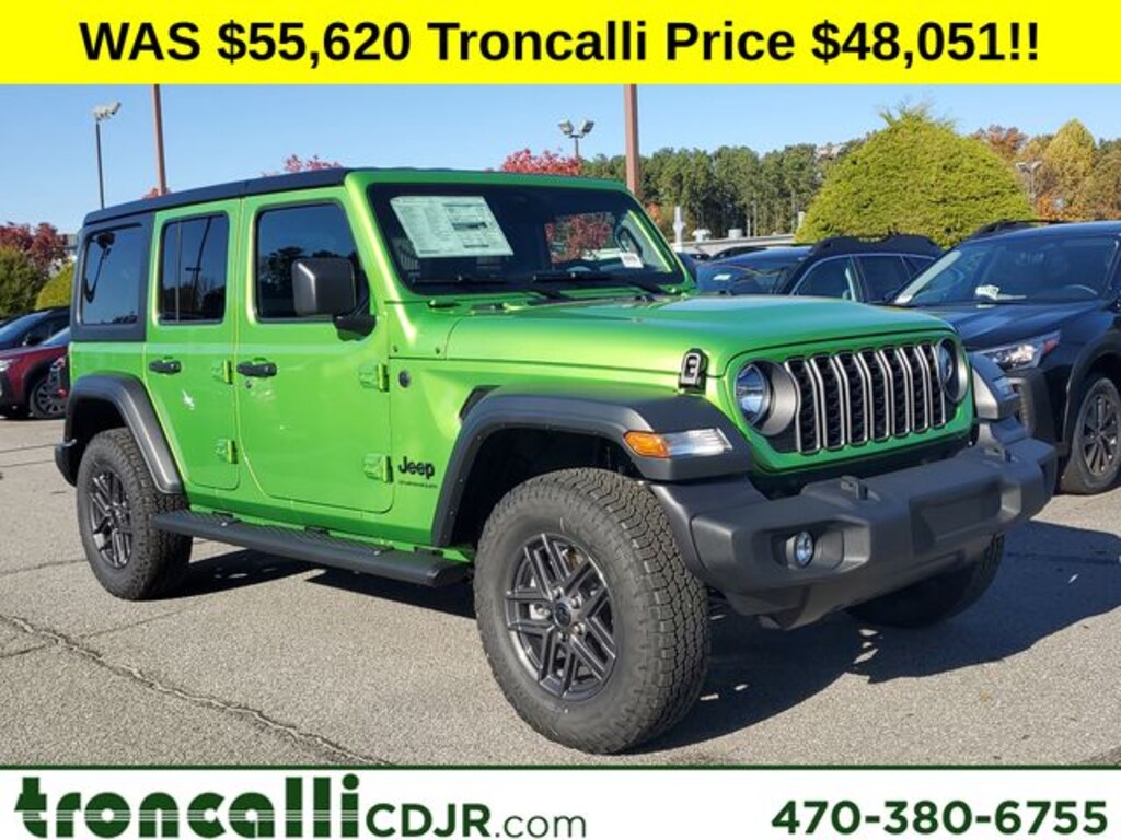 New 2026 Jeep Wrangler 4-DOOR SPORT S Sport Utility