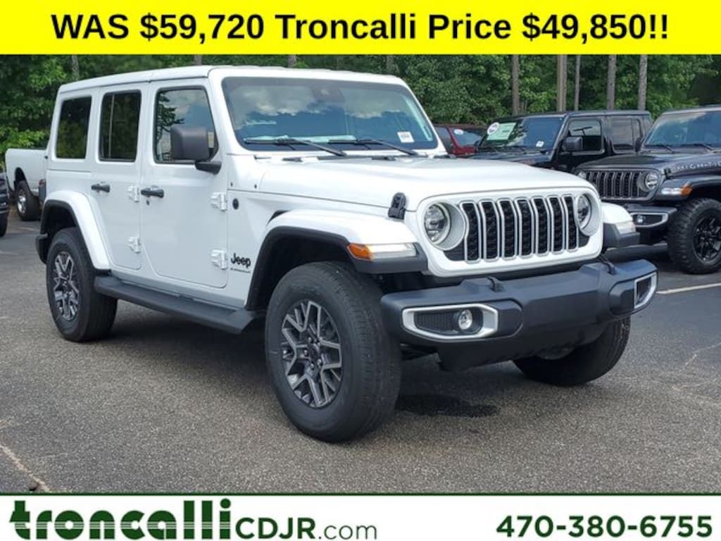 New 2025 Jeep Wrangler 4-DOOR SAHARA Sport Utility