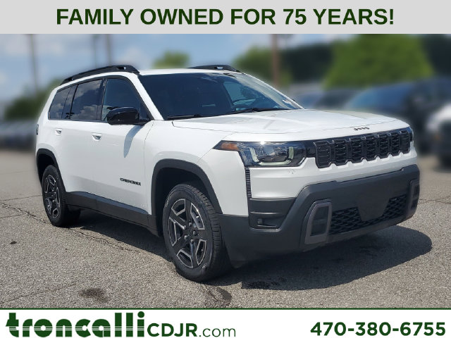 Bright White 2026 Jeep Cherokee SUV / Crossover Four-Wheel Drive Continuously Variable Transmission