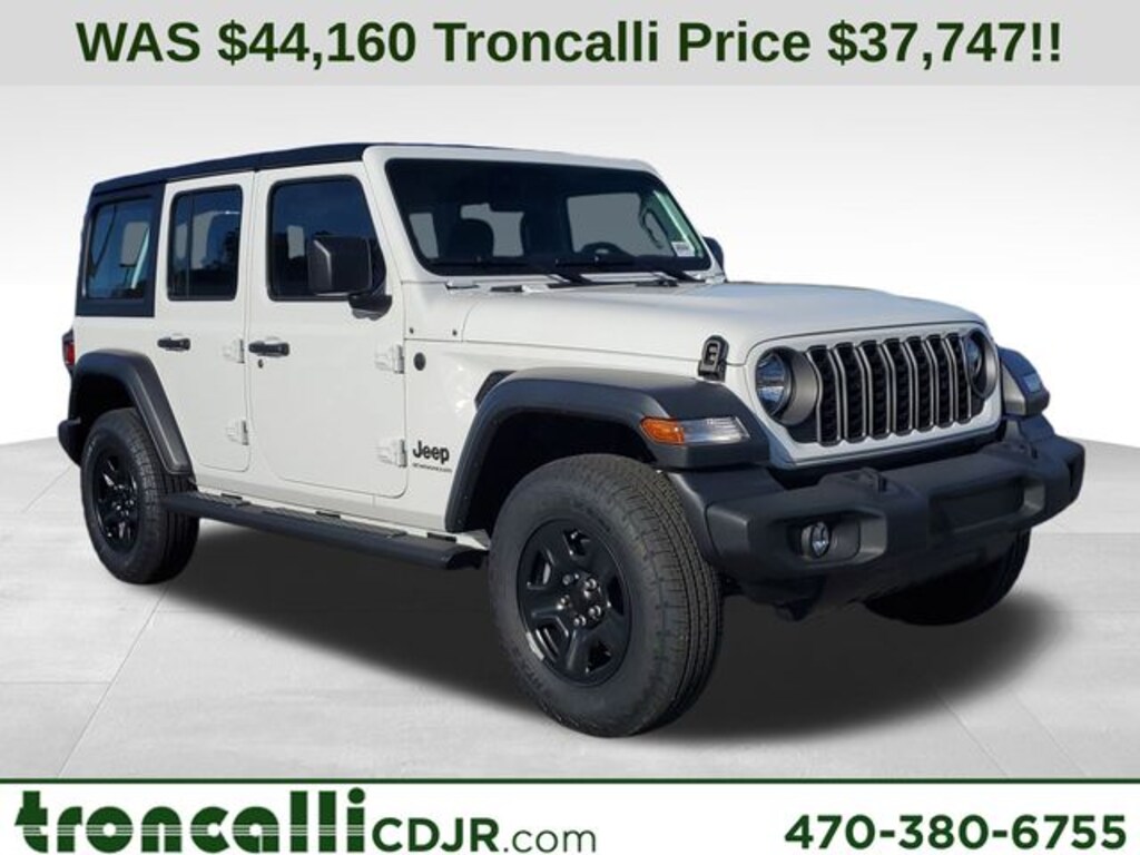 New 2026 Jeep Wrangler 4-DOOR SPORT Sport Utility