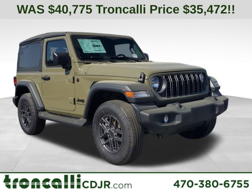 New 2026 Jeep Wrangler 2-DOOR SPORT Sport Utility