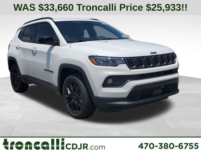Bright White 2026 Jeep Compass SUV / Crossover Four-Wheel Drive 8-Speed Automatic