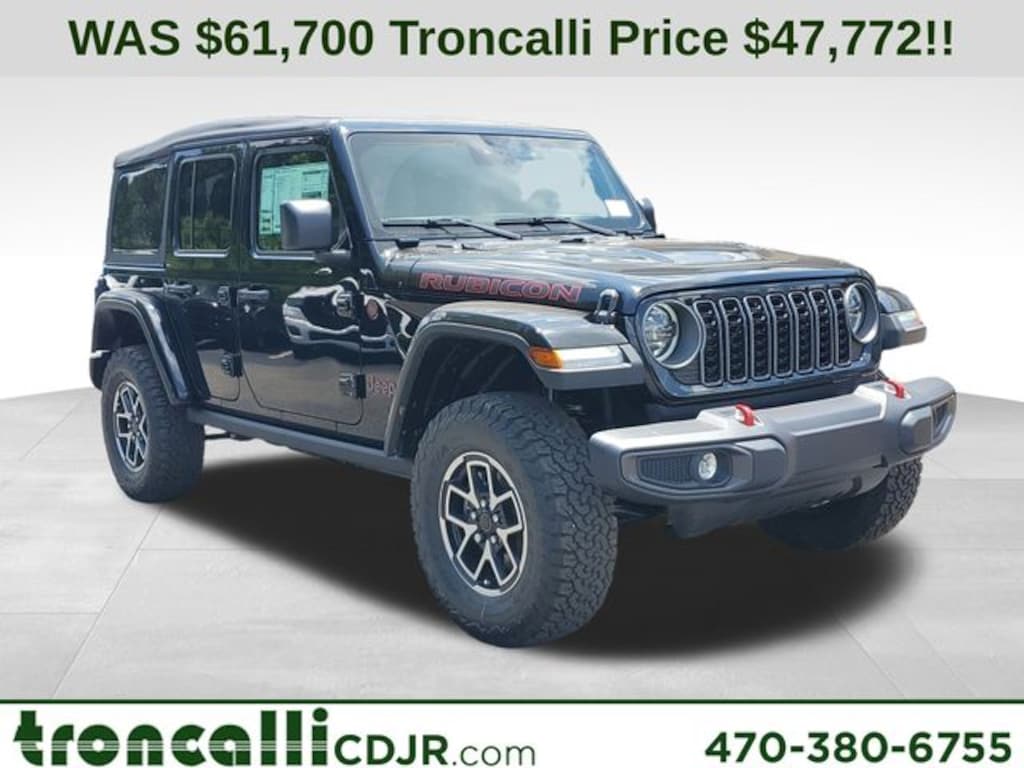 New 2025 Jeep Wrangler 4-DOOR RUBICON Sport Utility