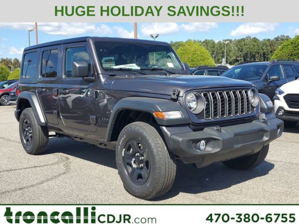 New 2026 Jeep Wrangler 4-DOOR SPORT Sport Utility