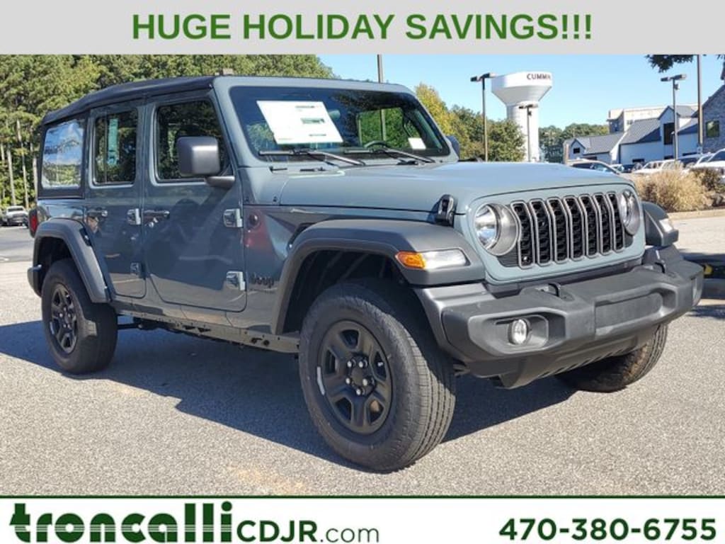 New 2026 Jeep Wrangler 4-DOOR SPORT Sport Utility