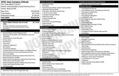 New 2026 Jeep Compass LATITUDE ALTITUDE 4X4 Sport Utility in Cumming GA