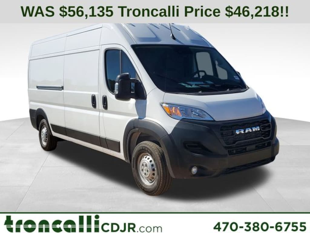 New 2026 Ram ProMaster PROMASTER 2500 TRADESMAN CARGO VAN HIGH ROOF 159' Cargo Van