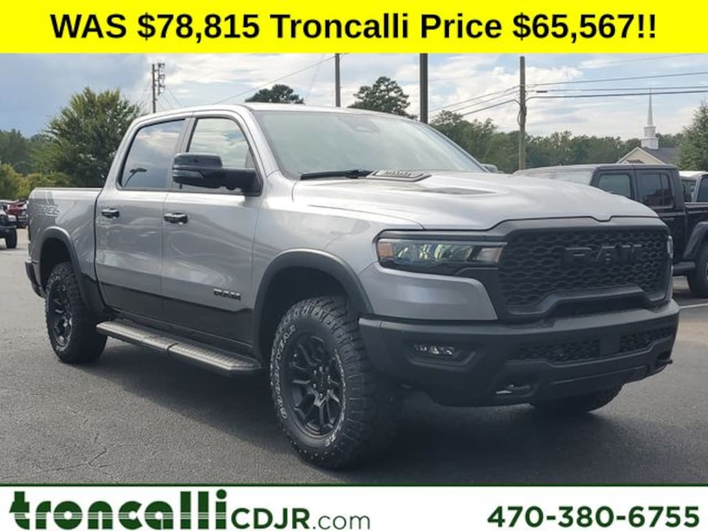 New 2026 Ram 1500 REBEL CREW CAB 4X4 5'7 BOX Pickup