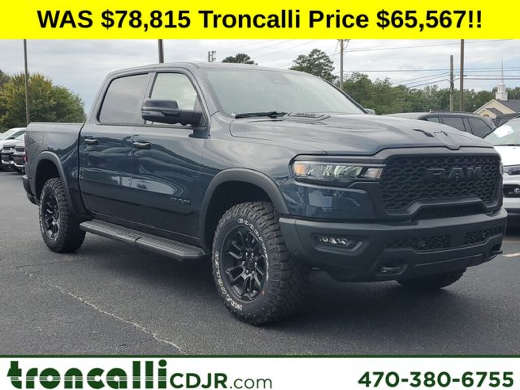 New 2026 Ram 1500 REBEL CREW CAB 4X4 5'7 BOX Pickup