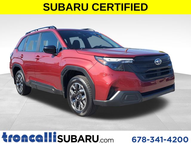 Crimson Red Pearl 2026 Subaru Forester Crossover AWD SUV / Crossover All-Wheel Drive Continuously Variable Transmission