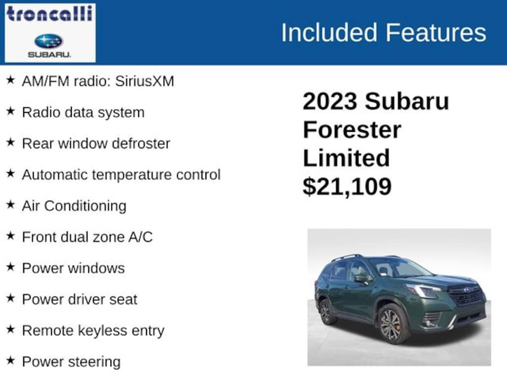 Used 2023 Subaru Forester Limited SUV
