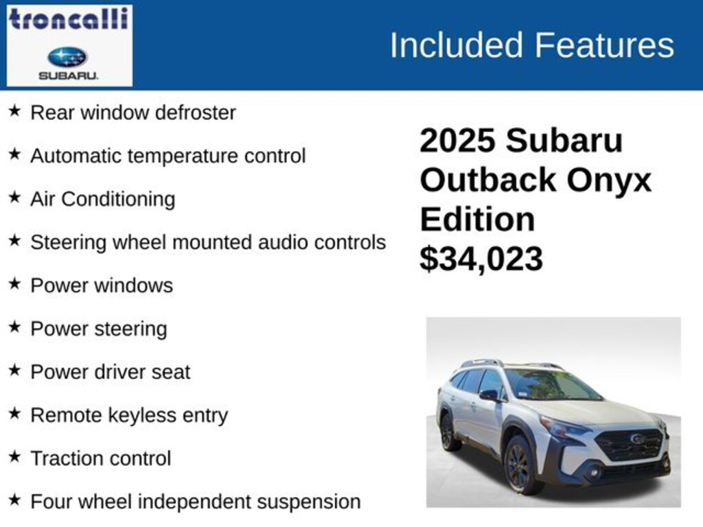 Used 2025 Subaru Outback Onyx Edition SUV