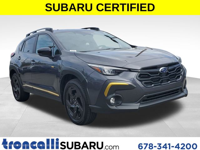 Gray Metallic 2025 Subaru Crosstrek Sport AWD SUV / Crossover All-Wheel Drive Continuously Variable Transmission