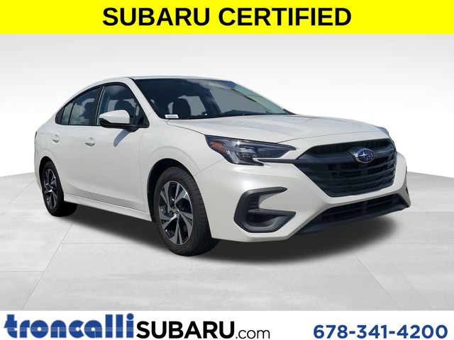 Crystal White Pearl 2025 Subaru Legacy Premium AWD Sedan All-Wheel Drive Continuously Variable Transmission