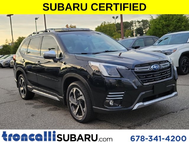Crystal Black Silica 2022 Subaru Forester SUV / Crossover All-Wheel Drive Continuously Variable Transmission