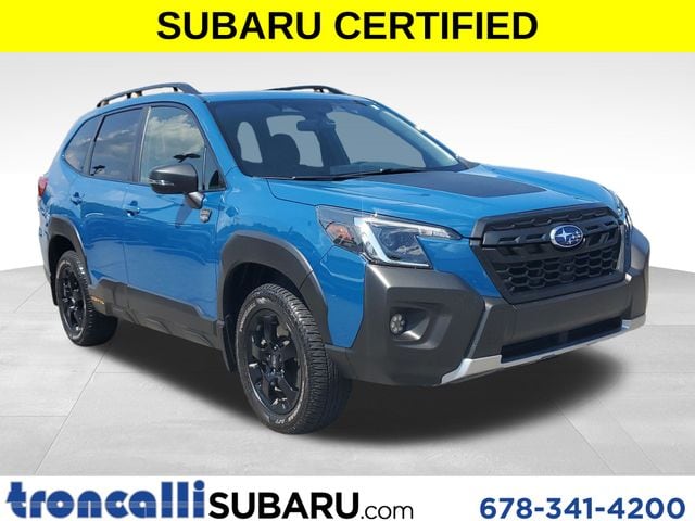Blue 2023 Subaru Forester SUV / Crossover All-Wheel Drive Continuously Variable Transmission