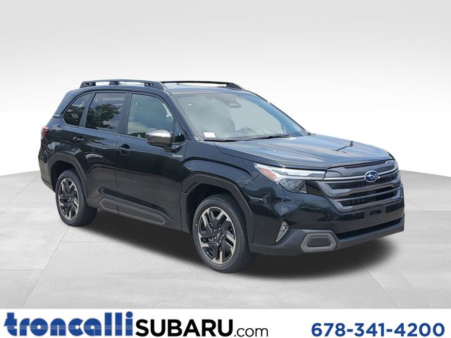 Crystal Black Silica 2025 Subaru Forester Hybrid Limited AWD SUV / Crossover All-Wheel Drive Continuously Variable Transmission