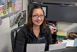 Staff member Alicia Trejo from ID_5d3bf2a4b8f9