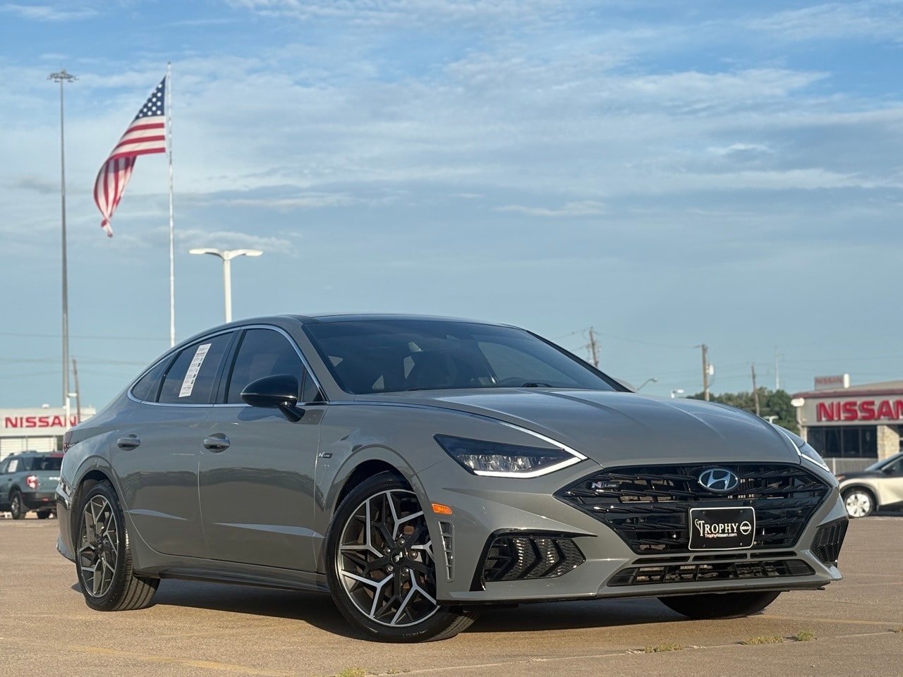Used 2021 Hyundai Sonata N Line with VIN 5NPEK4JC7MH130981 for sale in Mesquite, TX