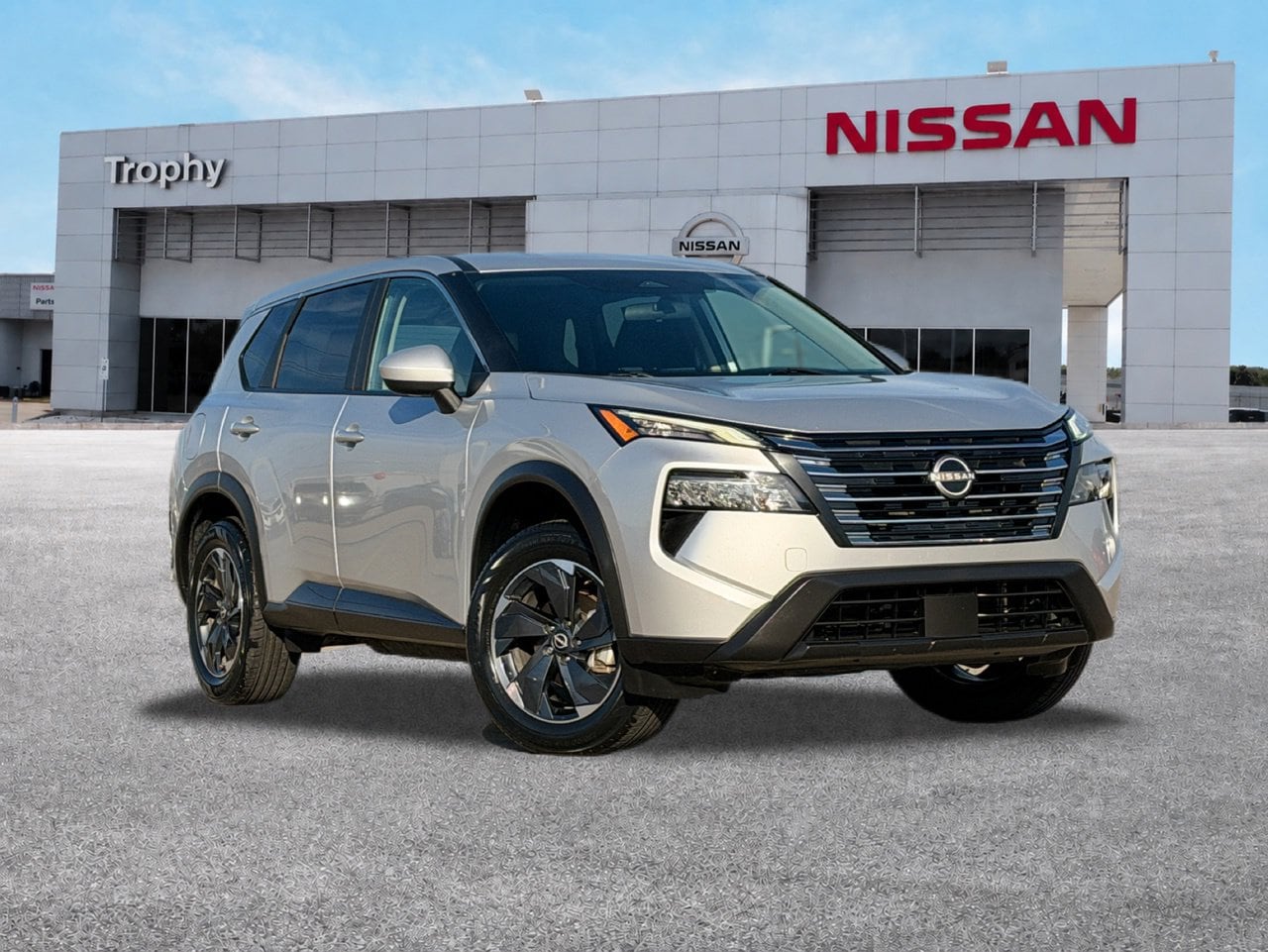 Brilliant Silver Metallic 2024 Nissan Rogue SUV / Crossover All-Wheel Drive Continuously Variable Transmission