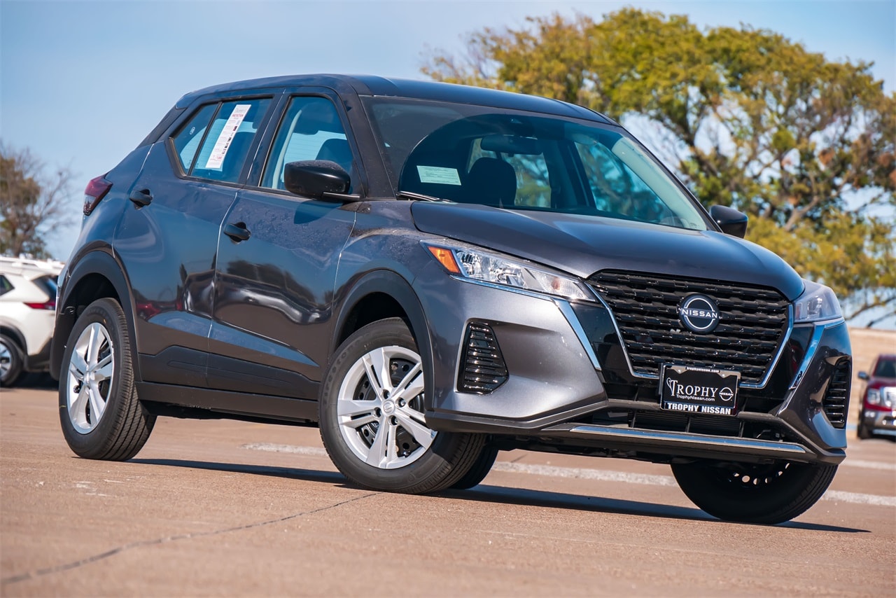 Certified 2024 Nissan Kicks S with VIN 3N1CP5BV8RL557529 for sale in Mesquite, TX