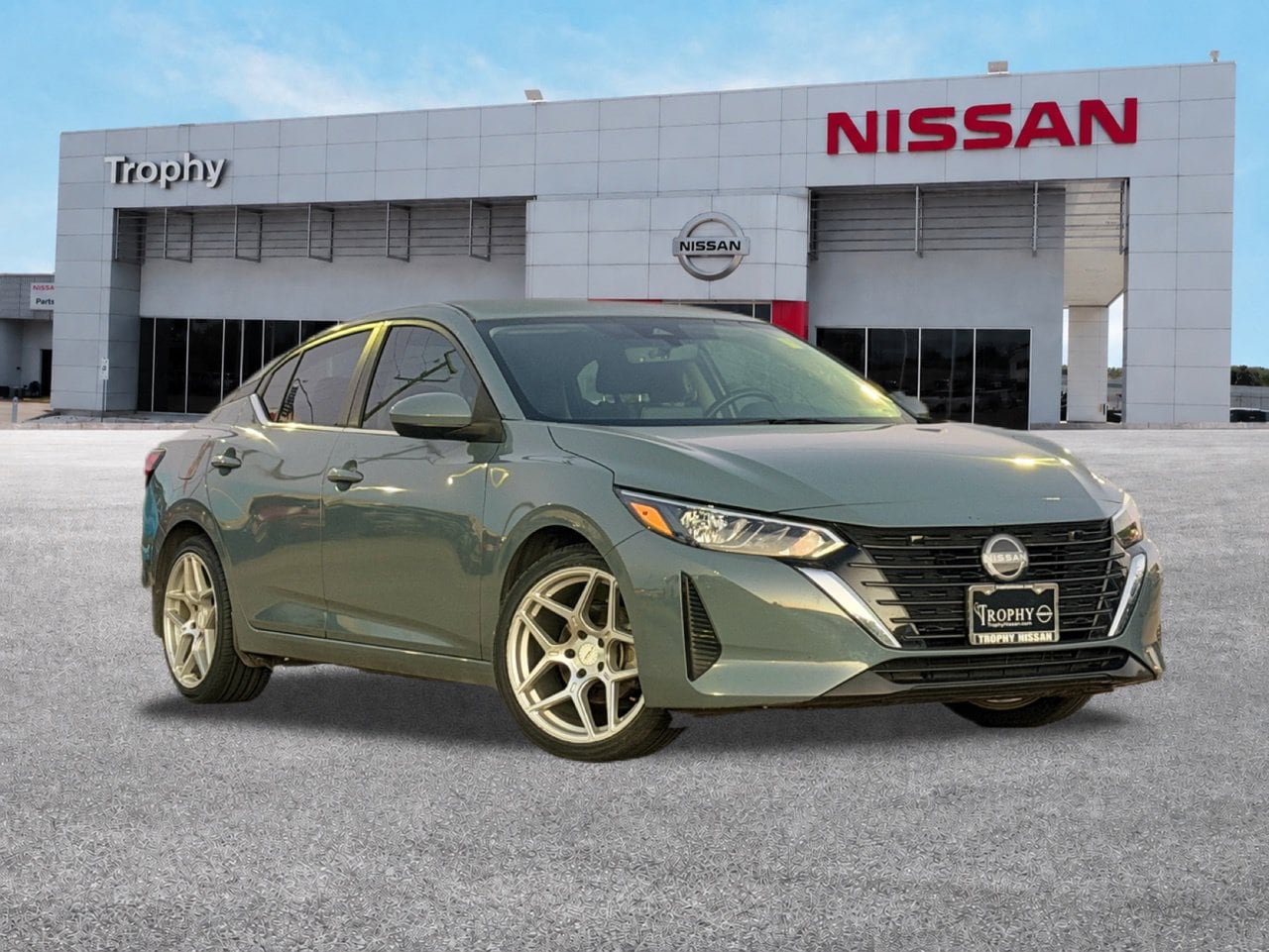Atlantic Gray Metallic 2024 Nissan Sentra Sedan Front-Wheel Drive Continuously Variable Transmission