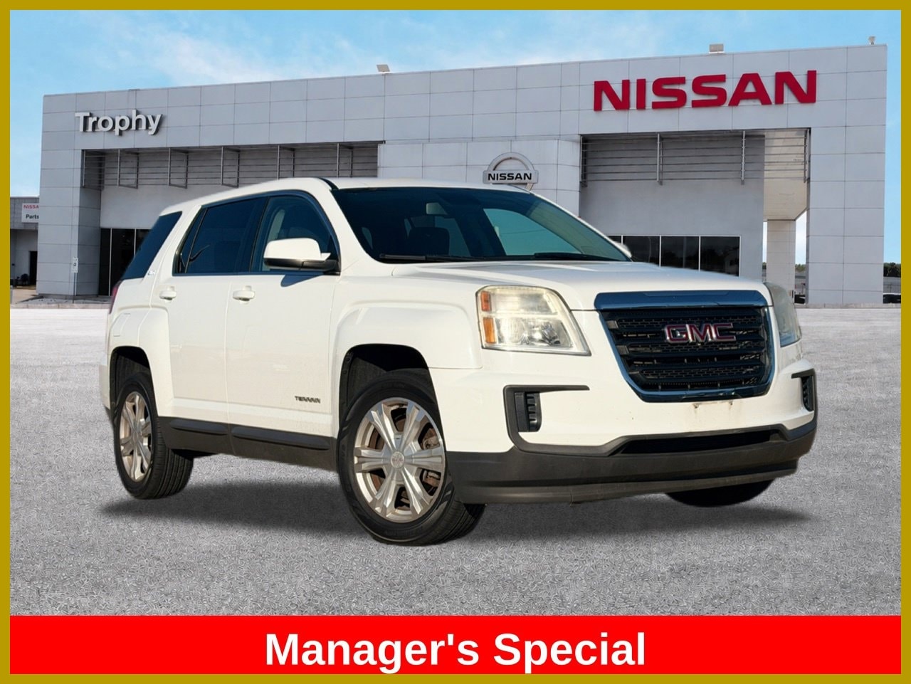 Summit White 2017 GMC Terrain SUV / Crossover Front-Wheel Drive 6-Speed Automatic