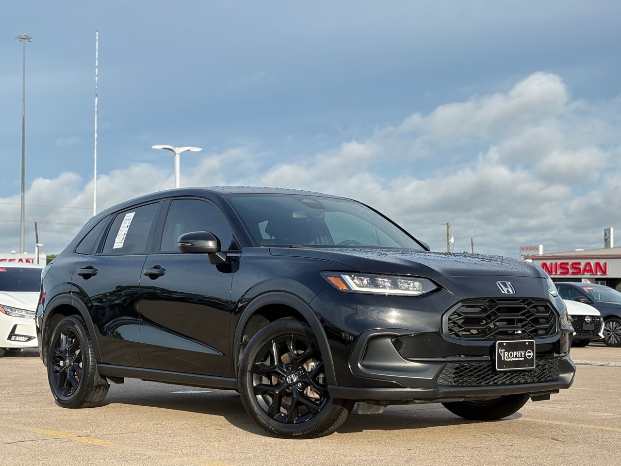 Used 2023 Honda HR-V Sport with VIN 3CZRZ1H5XPM714755 for sale in Mesquite, TX