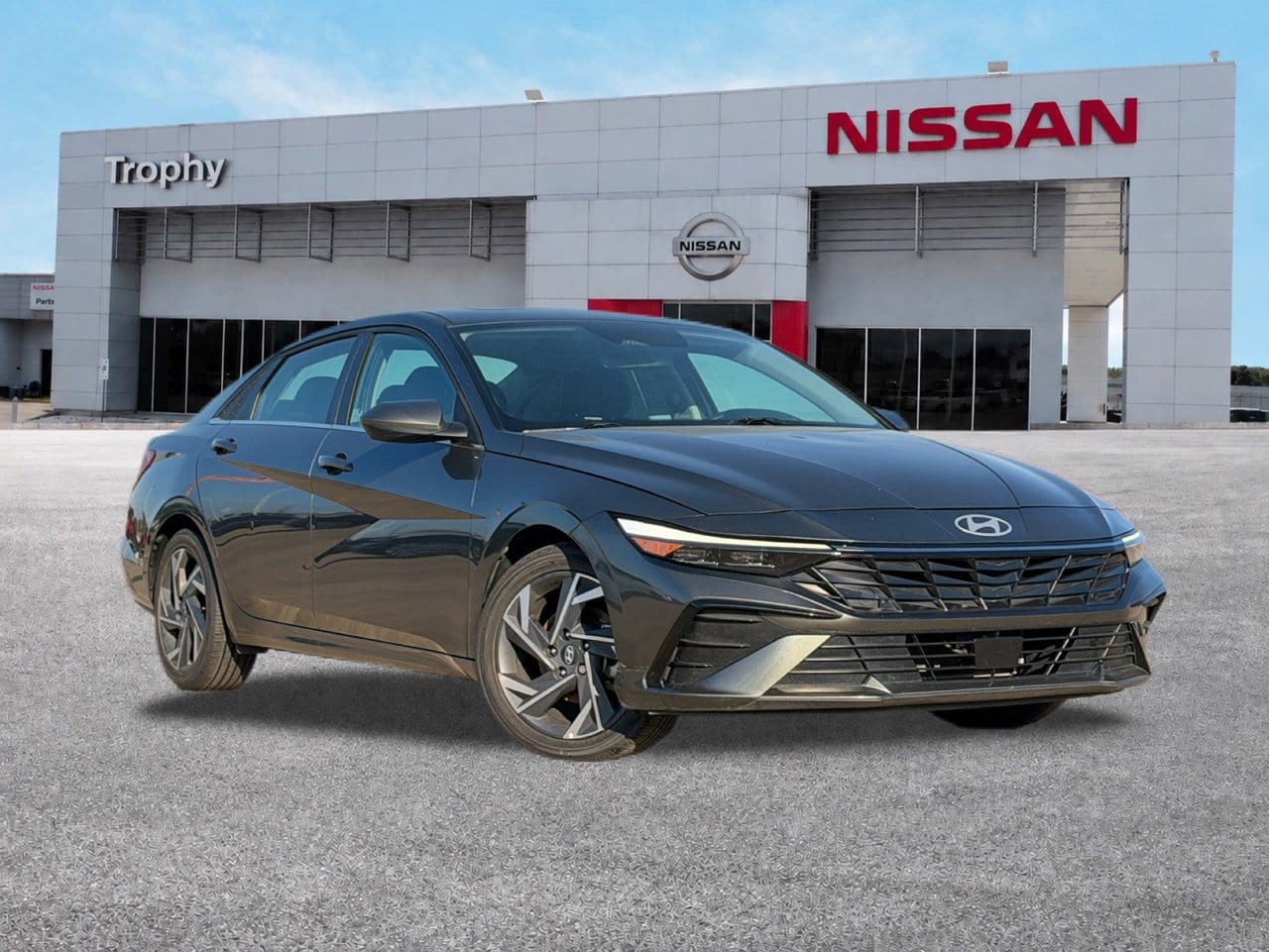 Amazon Gray 2025 Hyundai Elantra Sedan Front-Wheel Drive Continuously Variable Transmission