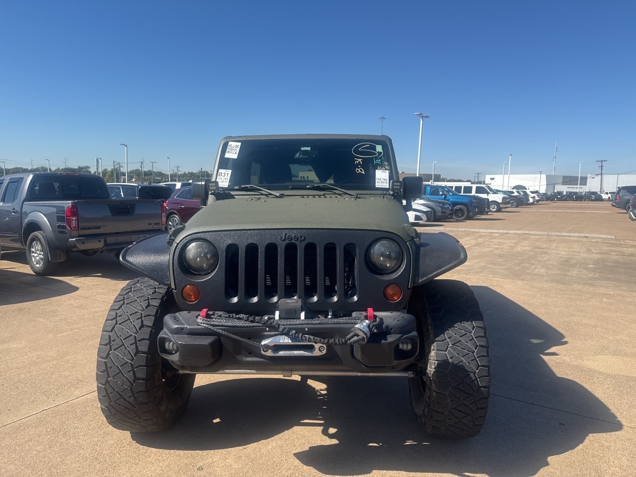 Used 2015 Jeep Wrangler Unlimited Rubicon with VIN 1C4BJWFG0FL538184 for sale in Mesquite, TX