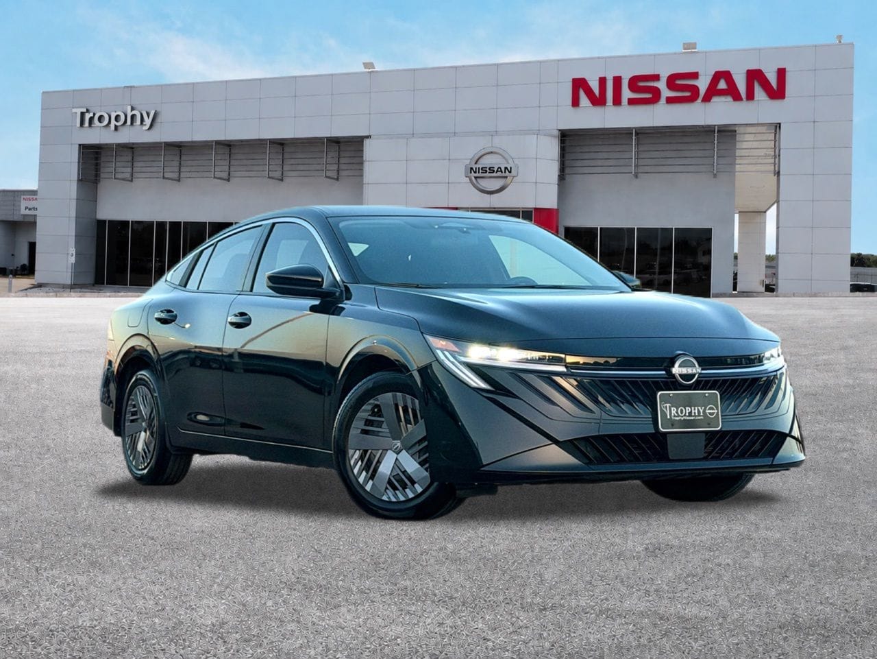 Super Black 2026 Nissan Sentra Sedan Front-Wheel Drive Continuously Variable Transmission
