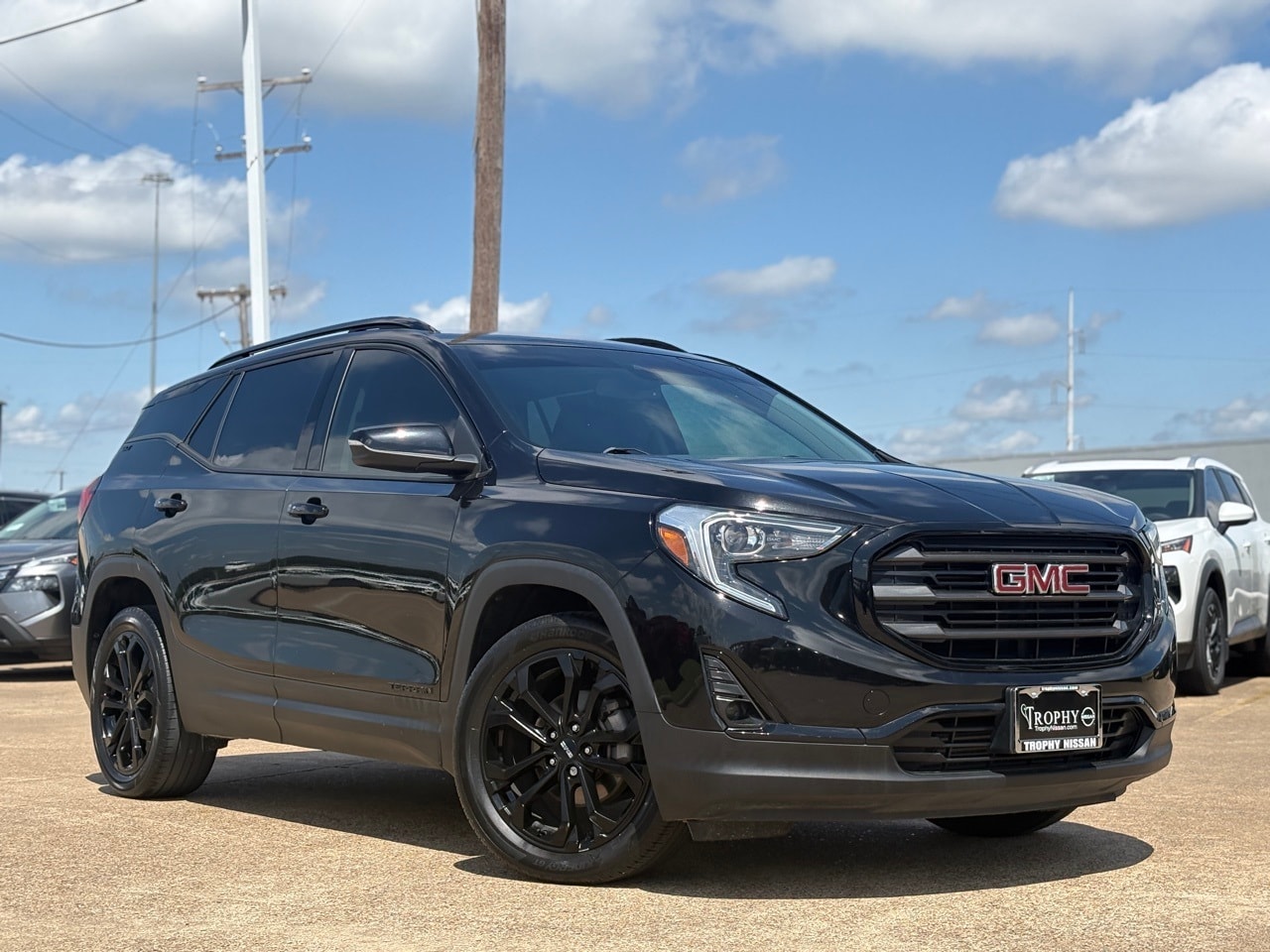 Used 2021 GMC Terrain SLT with VIN 3GKALPEV7ML320311 for sale in Mesquite, TX