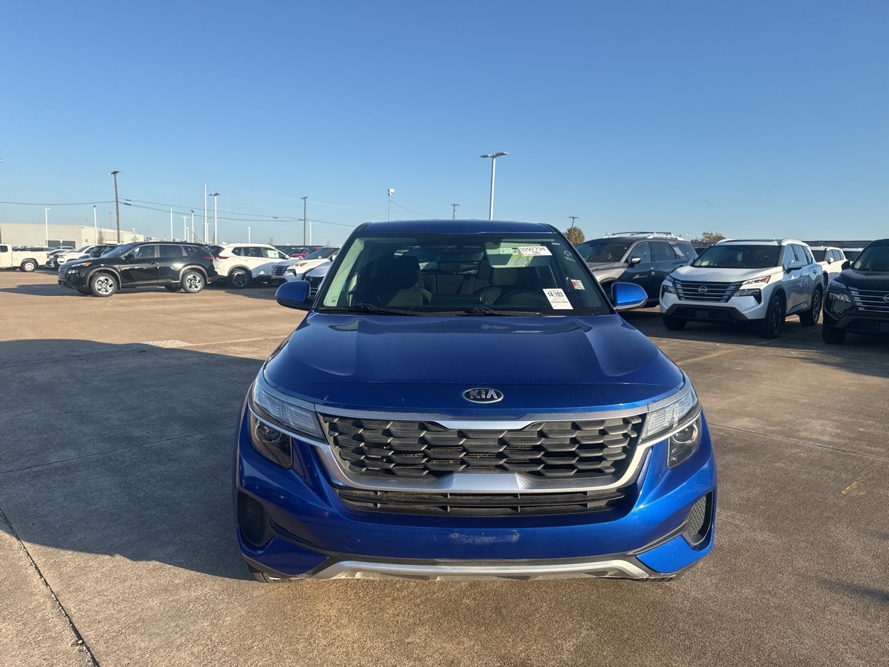 Used 2021 Kia Seltos LX with VIN KNDEPCAA4M7222595 for sale in Mesquite, TX