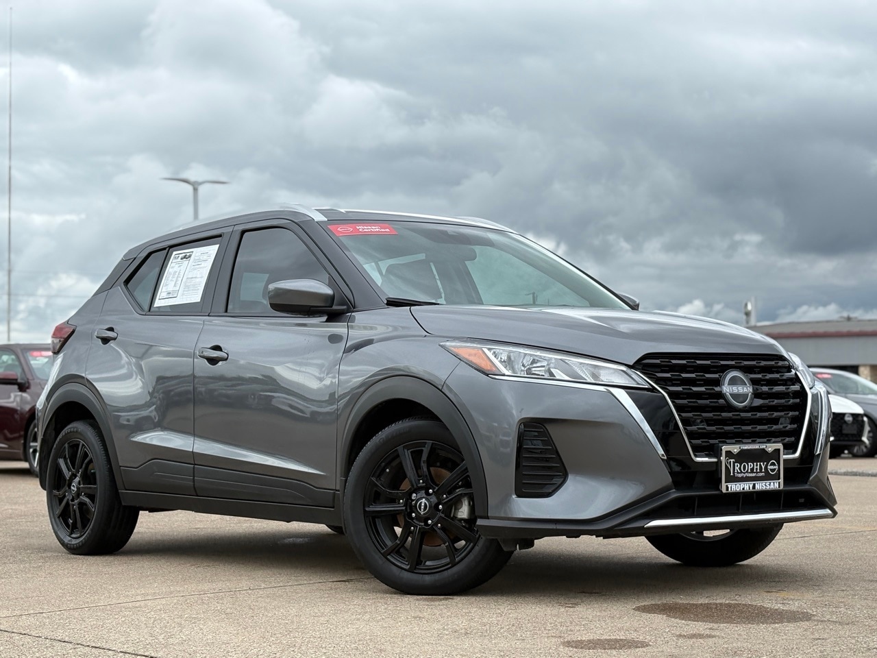 Certified 2023 Nissan Kicks SV with VIN 3N1CP5CV8PL567795 for sale in Mesquite, TX