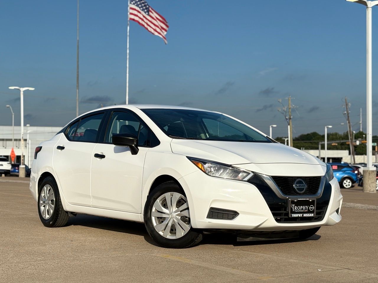Certified 2021 Nissan Versa Sedan S with VIN 3N1CN8DV1ML888966 for sale in Mesquite, TX