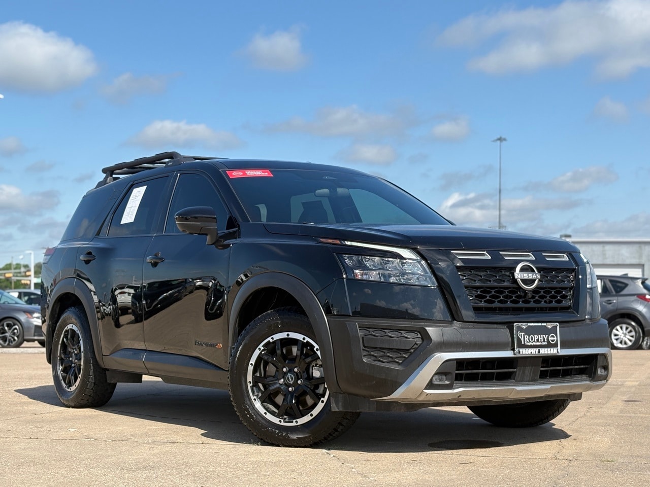 Certified 2023 Nissan Pathfinder Rock Creek with VIN 5N1DR3BD4PC211876 for sale in Mesquite, TX