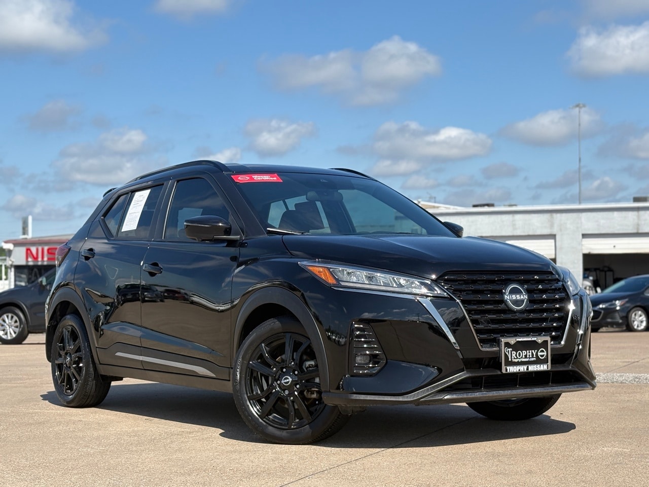Certified 2023 Nissan Kicks SR with VIN 3N1CP5DV3PL529194 for sale in Mesquite, TX