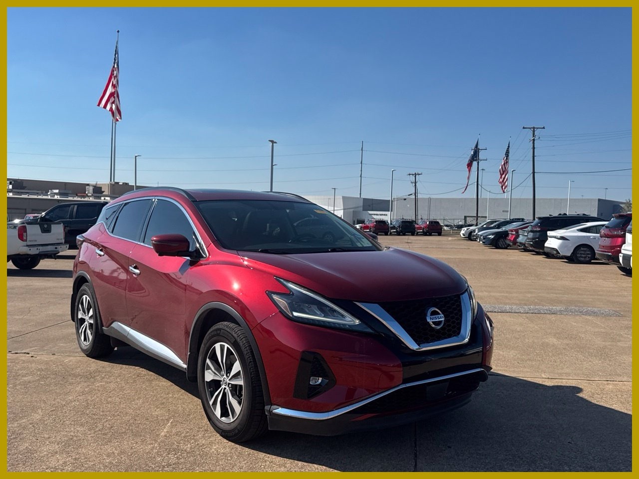 Used 2019 Nissan Murano SV with VIN 5N1AZ2MJ7KN110053 for sale in Mesquite, TX