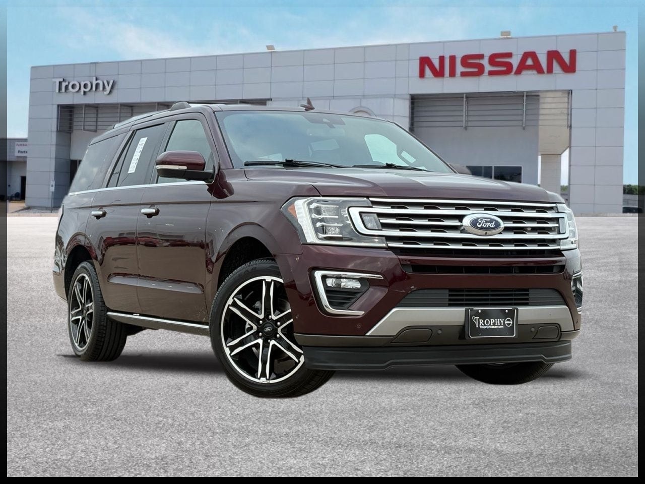 Red (Burgundy) 2021 Ford Expedition Limited RWD SUV / Crossover 4X2 Automatic